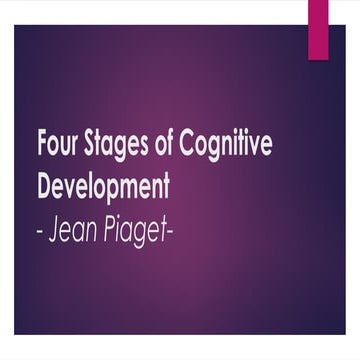 Four Stages of Cognitive Development.pptx