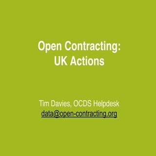Four Steps for Open Contracting in ...