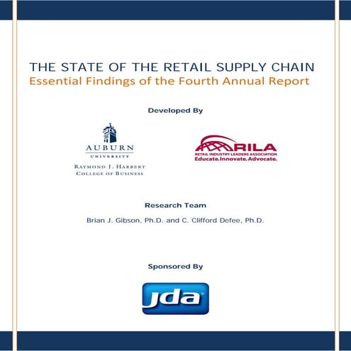 A Positive Outlook: Fourth Annual State of the Retail Supply Chain Report