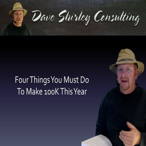 Four things you must do to make 100 k this year