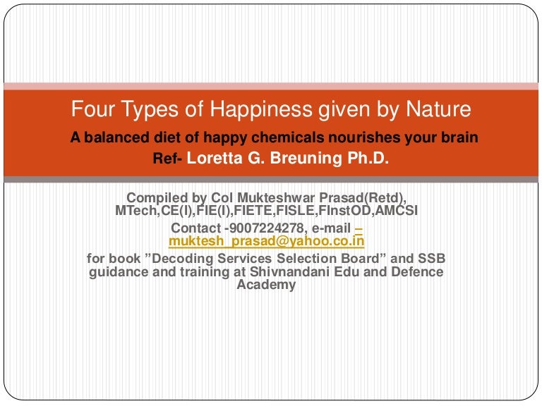 Four types of happiness given by nature
