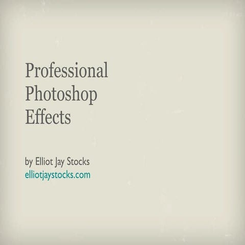 Professional Photoshop Effects