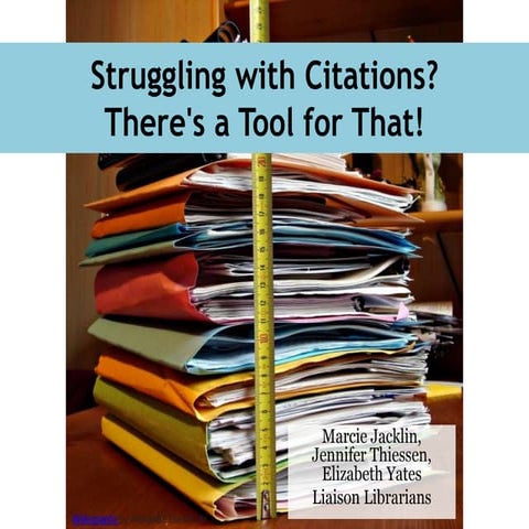 Struggling with Citations? There's a Tool for That!