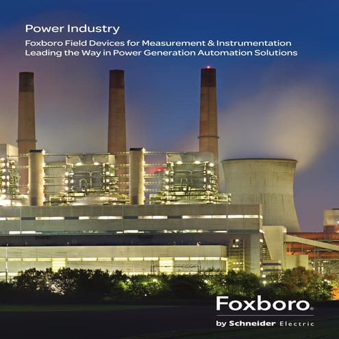 Foxboro Instrumentation for Power Plants