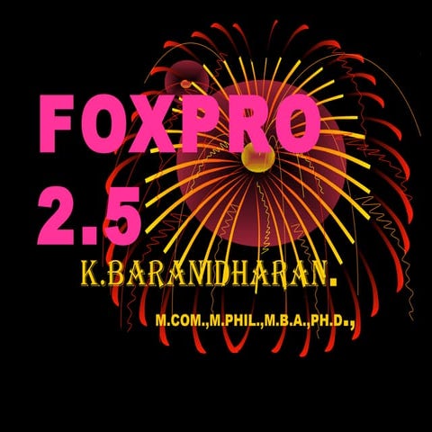 Fox pro 2.6