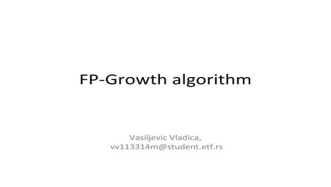 The comparative study of apriori and FP-growth algorithm | PPT