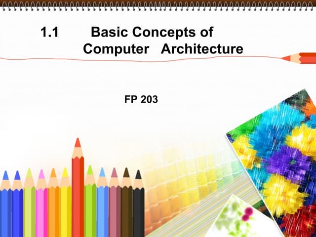 Block diagram of a computer