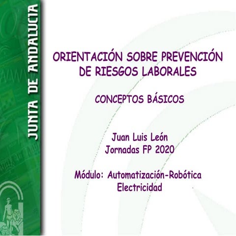 Orientación sobre Prevención de Riesgos Laborales