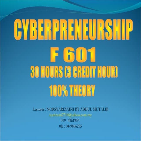 Fp601 chapter 1 | PPT