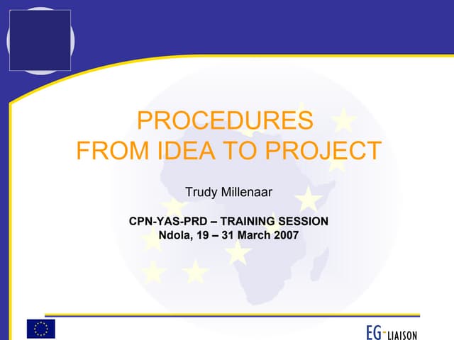 FP7 From Idea To Project (March 2007)