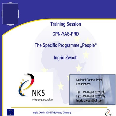 FP7 Specific  Programme  People (March 2007)