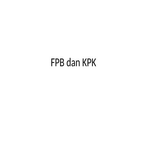 materi kuliah matematika FPB teori bilangan | PPT