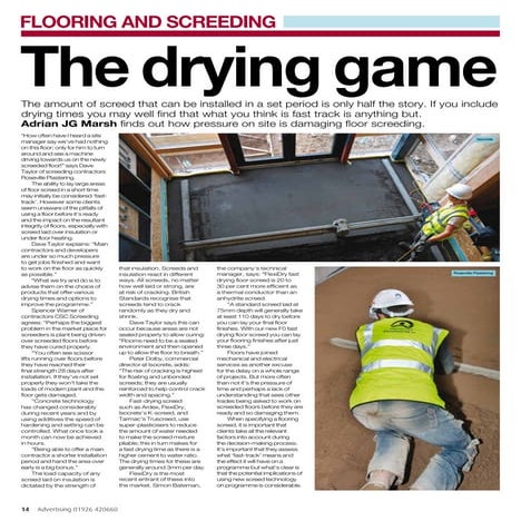 FPDC Article & FlexiDry Case Study September 2010