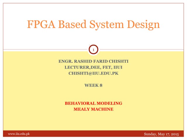 Fpga 08-behavioral-modeling-mealy-machine