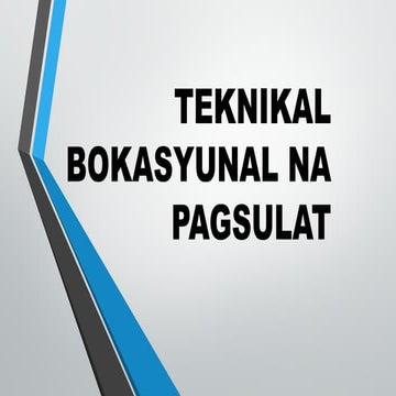 Aralin 1 - Teknikal-Bokasyunal[Kahulugan, Katangian, at Kalikasan].pptx