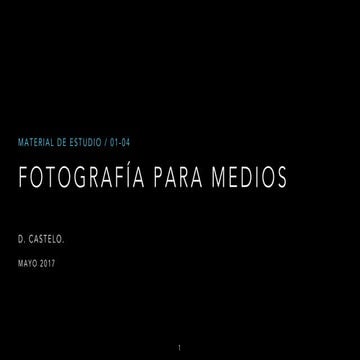 Fotografia para medios - 1