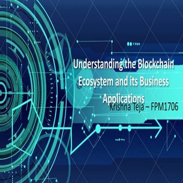 Blockchain presentation