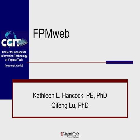 FPMweb overview
