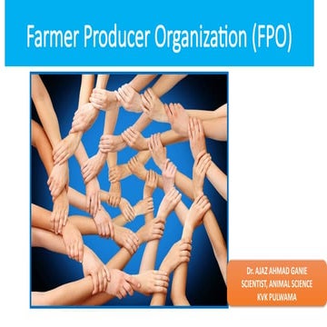 WHY farmers Producers organization is required