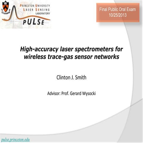 High-accuracy laser spectrometers for wireless trace-gas sensor networks