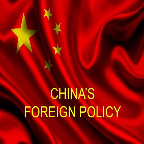 Foreign policy of china