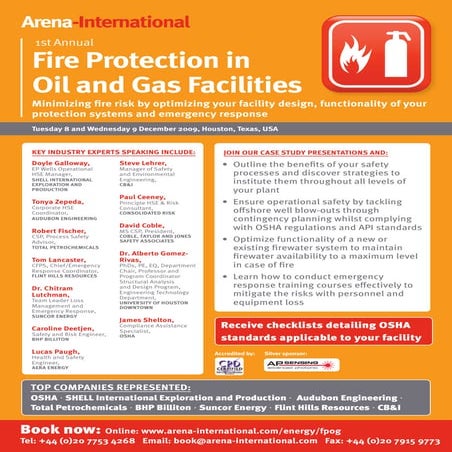 Fire Protection in Oil and Gas Facilities | PDF