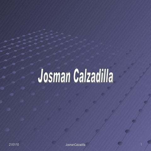 josman calzadilla
