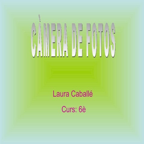 Bloc: càmera de fotos