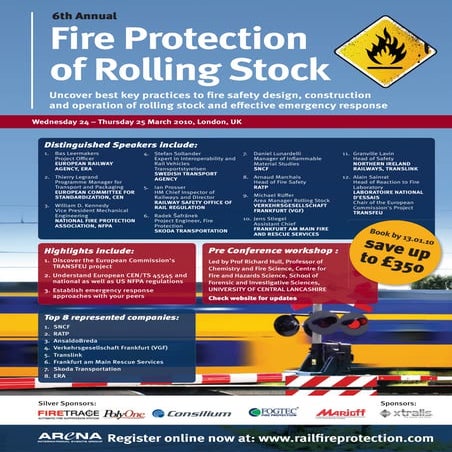 Fire Protection of Rolling Stock Conference