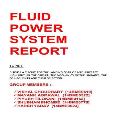 Fps report landing gear