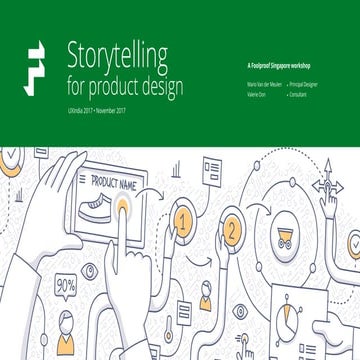 Storytelling for product design UXindia2017
