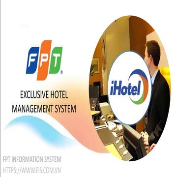 Fidelio property management system | PPTX