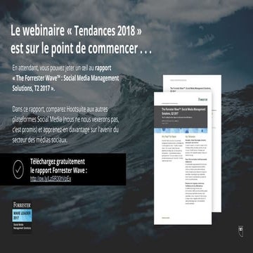 Digital et Social Media - Quelles tendances & enjeux pour 2018