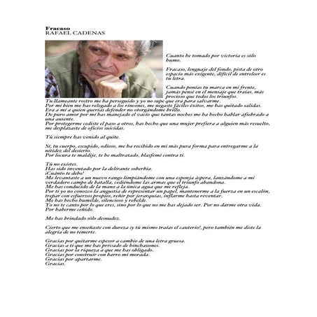 Fracaso, Rafael Cadenas