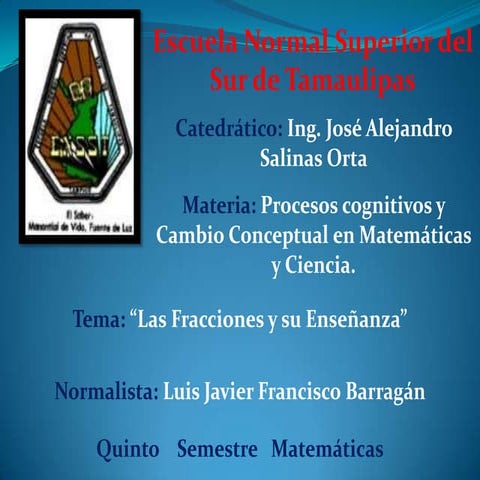 Problemáticas en la Enseñanza y Aprendizaje de Fracciones