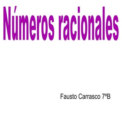 Fracciones fausto