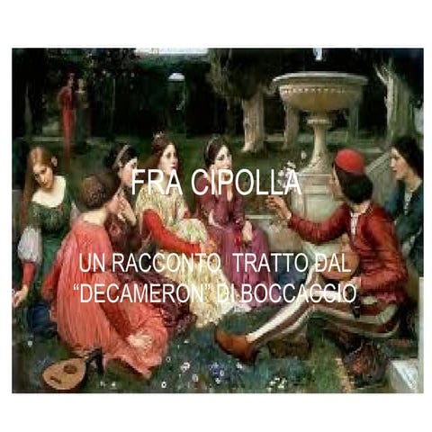 Racconto tratto dal "Decameron" di Boccaccio | PPT
