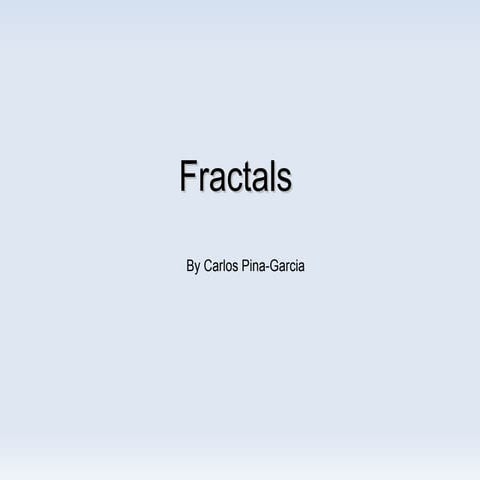 Fractals