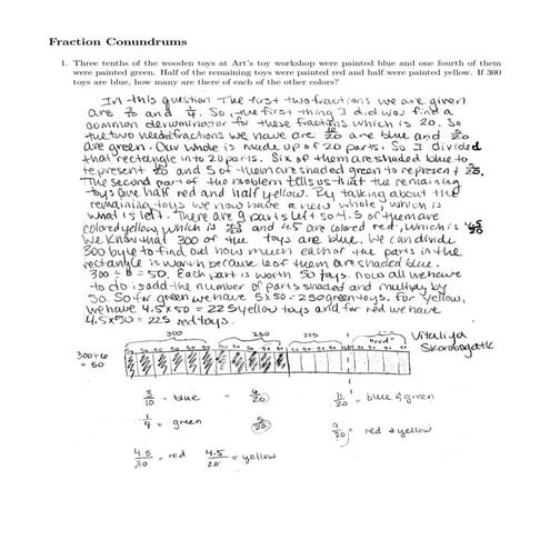 Fraction conundrum solutions | PDF