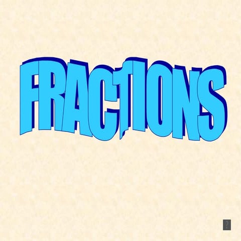 Fractions: Numerator and Denominator