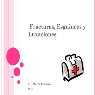 Fracturas, esguinces y luxaciones