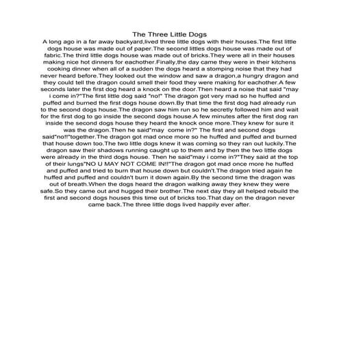 The three little_dogs | DOC