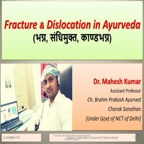 Fracture# dislocation bhagna dr.mahesh-15-09-2020