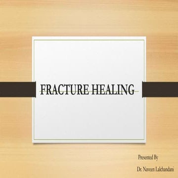Fracture healing