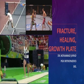Fracture, healing, physis