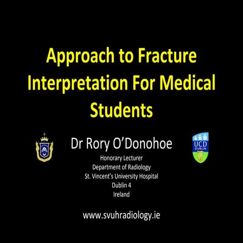 Fracture interpretation for medical students