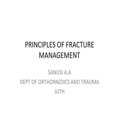 Fracture principle