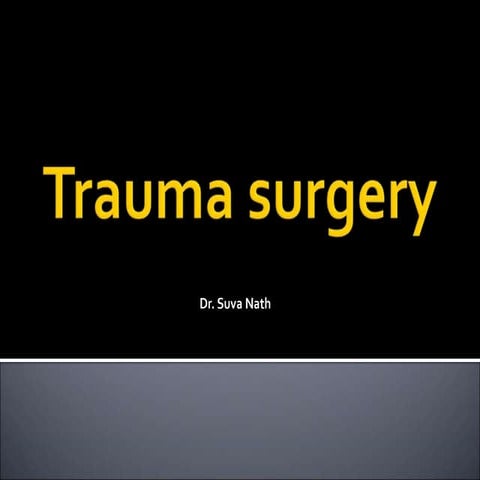 Classification and types of fractures, principles of trauma surgery.pptx