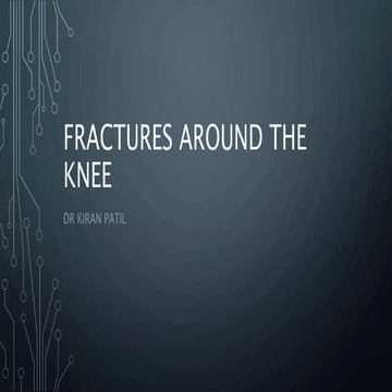 Fractures around the knee