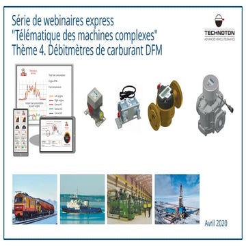Débitmètres de carburant DFM jusqu'à 600 l / h. Webinaire Technoton. 08.04.20...